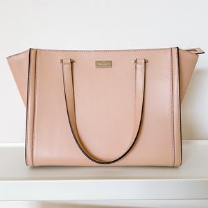 Kate Spade Regatta Court Vita tote in Warm Vellum pink